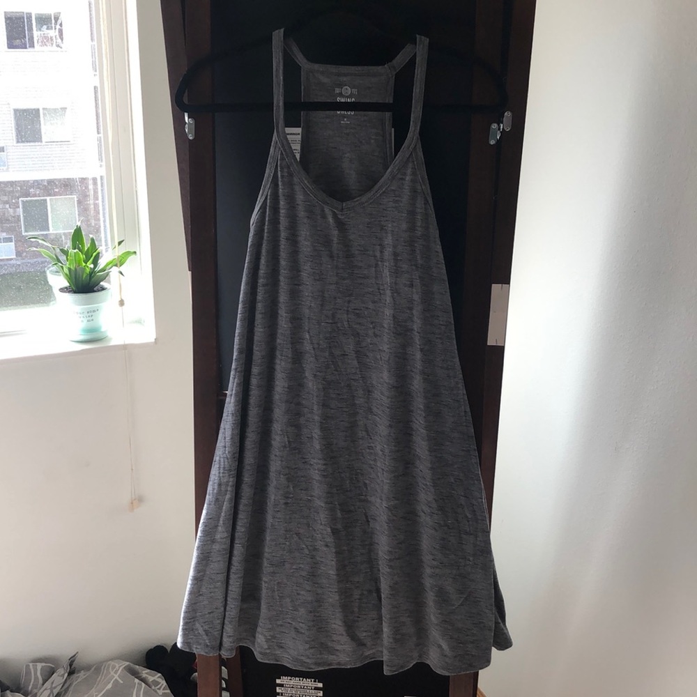 Gray summer dress